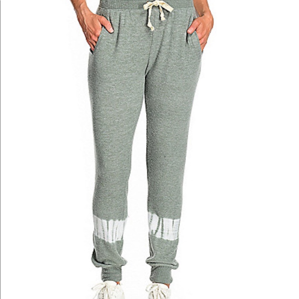 Theo & Spence 2-Pocket Tie Dye Stripe Joggers